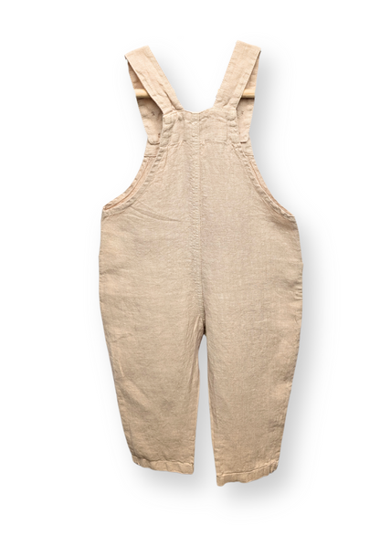 Linen Dungarees Sand