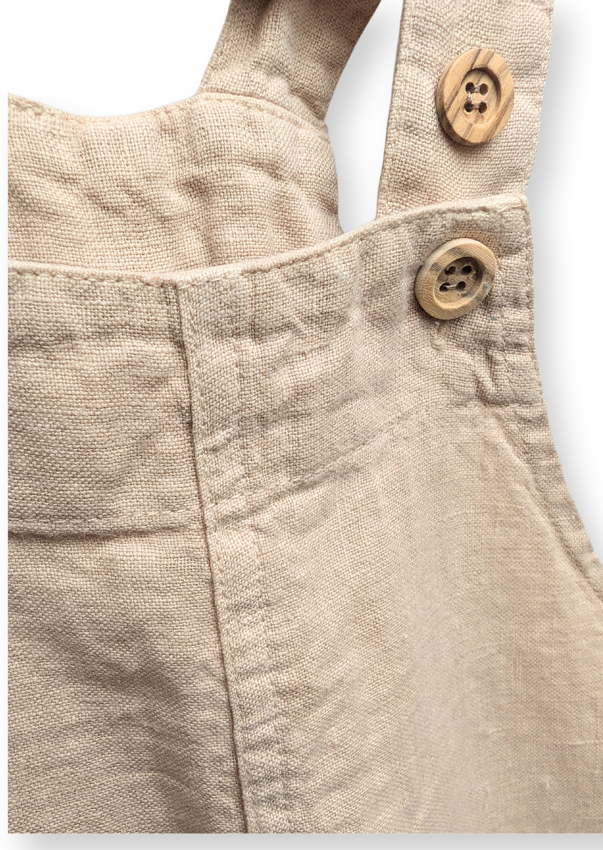 Linen Dungarees Sand