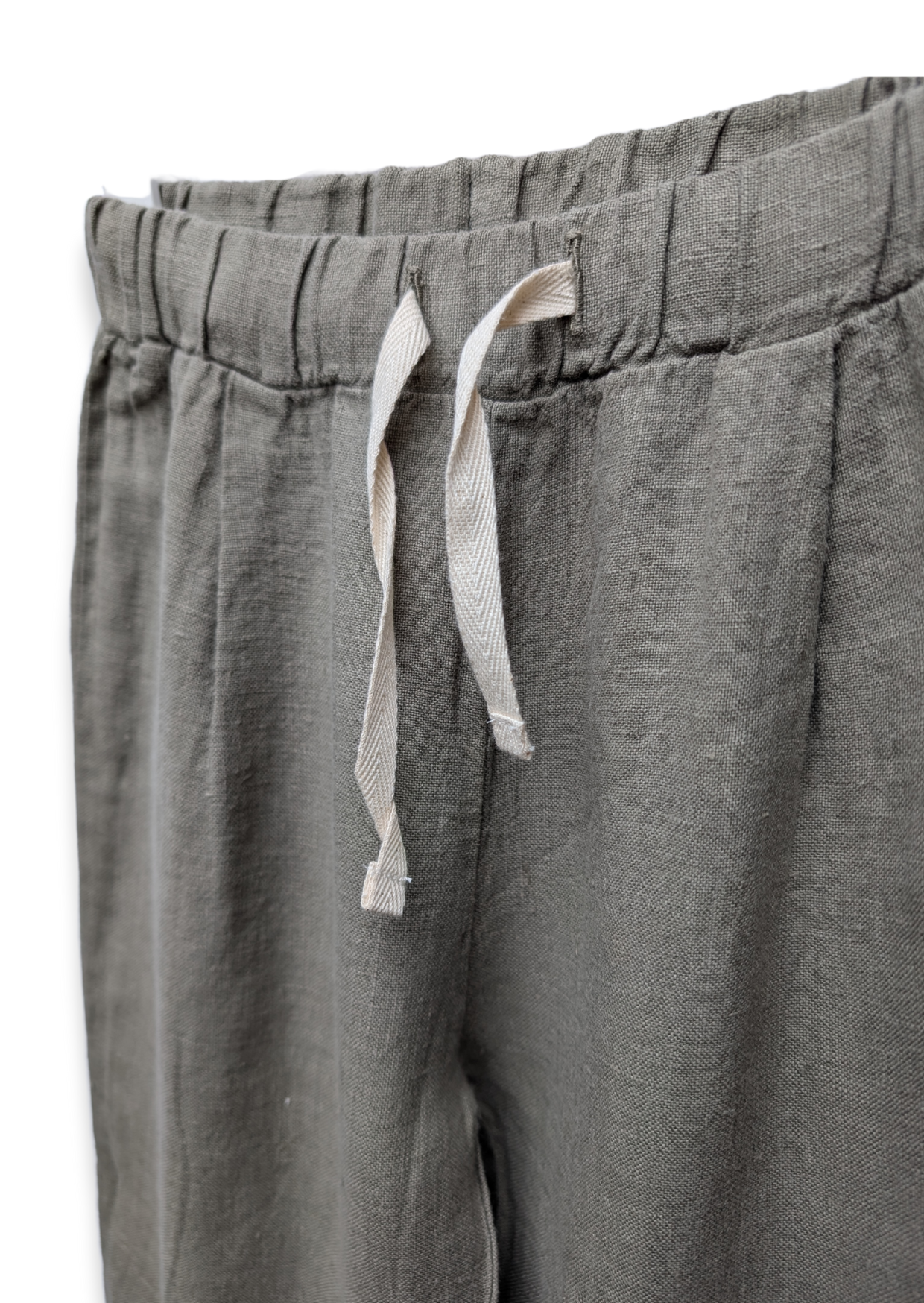 Linen Pants Moss