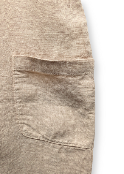 Linen Dungarees Sand