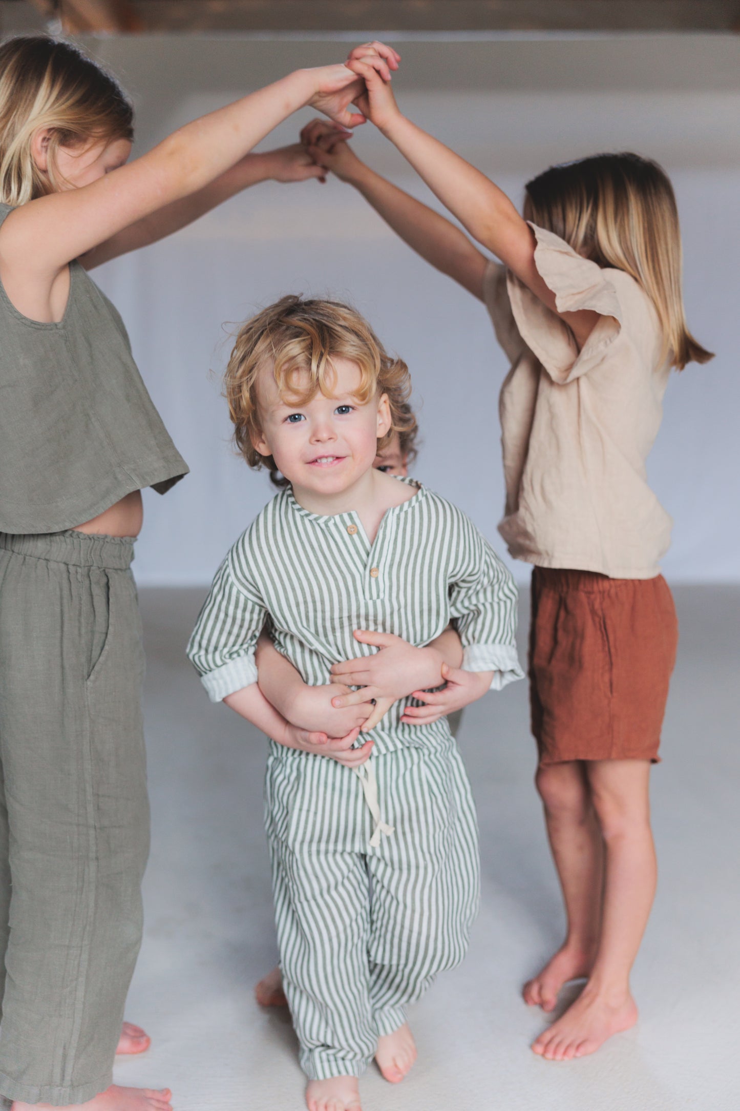 Linen Pants Misty Moss