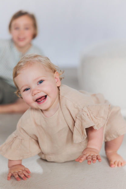 Linen Dress Sand